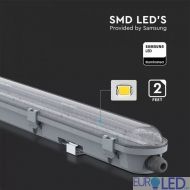 LED Влагозащитено Тяло M-Серия 1200мм 36W 6400K Mат 120LM/W