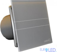 Вентилатор E-100GST ф100мм, цвят Сив, 115м3/ч, 8W, 31dB с таймер CATA
