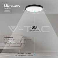 36W LED Плафон Сензор SAMSUNG Chip 4000K Квадрат Бяла Рамка IP44 36W LED Плафон Сензор SAMSUNG Chip 4000K Квадрат Бяла Рамка IP44 LED плафони със сензори