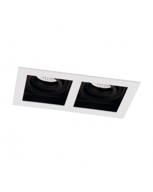 Спот за вграждане бял Artsi 2 x Max 50W 220-240V AC IP20 LED осветление