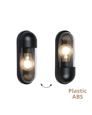 Аплик H:240 Cap 1 x Μax15W 220-240V AC IP54 LED осветление