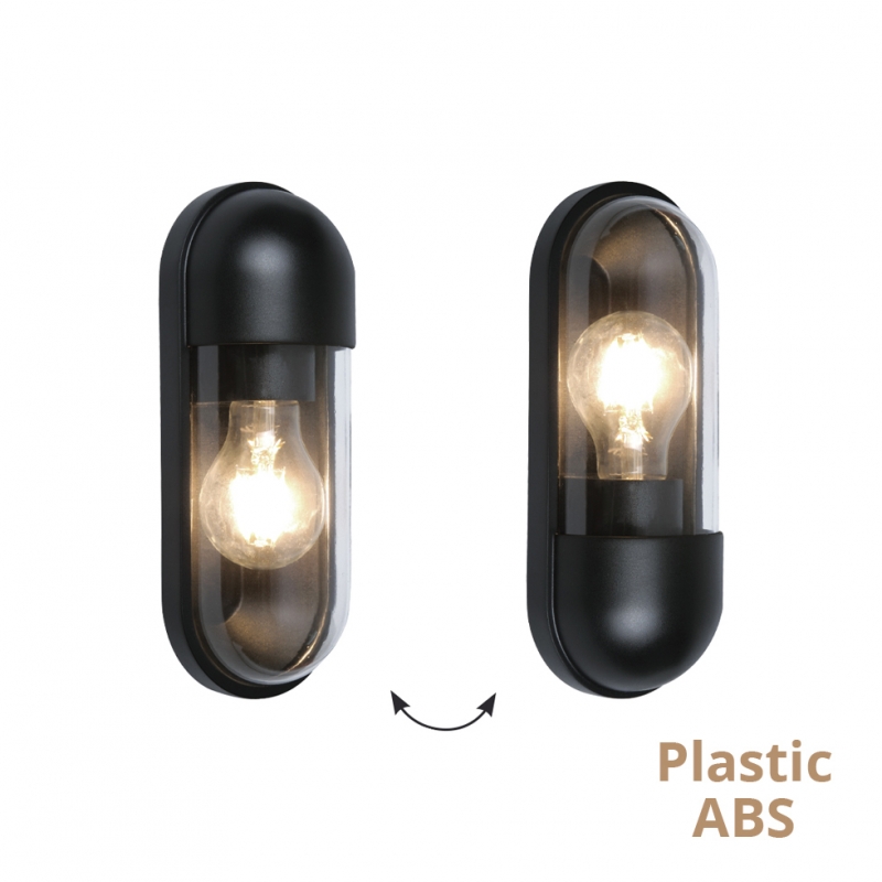 Аплик H:240 Cap 1 x Μax15W 220-240V AC IP54 LED осветление