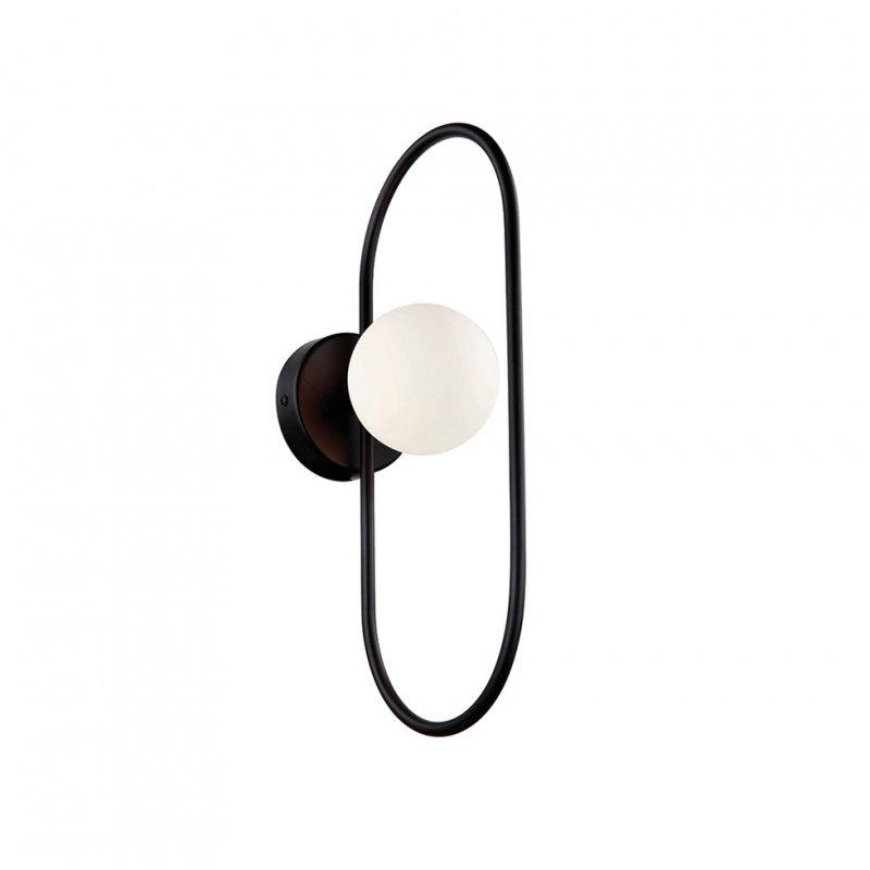 Аплик черен Fancy 1 x Макс. 25W 220-240V AC IP20 Аплик черен Fancy 1 x Max 25W 220-240V AC IP20 LED осветление