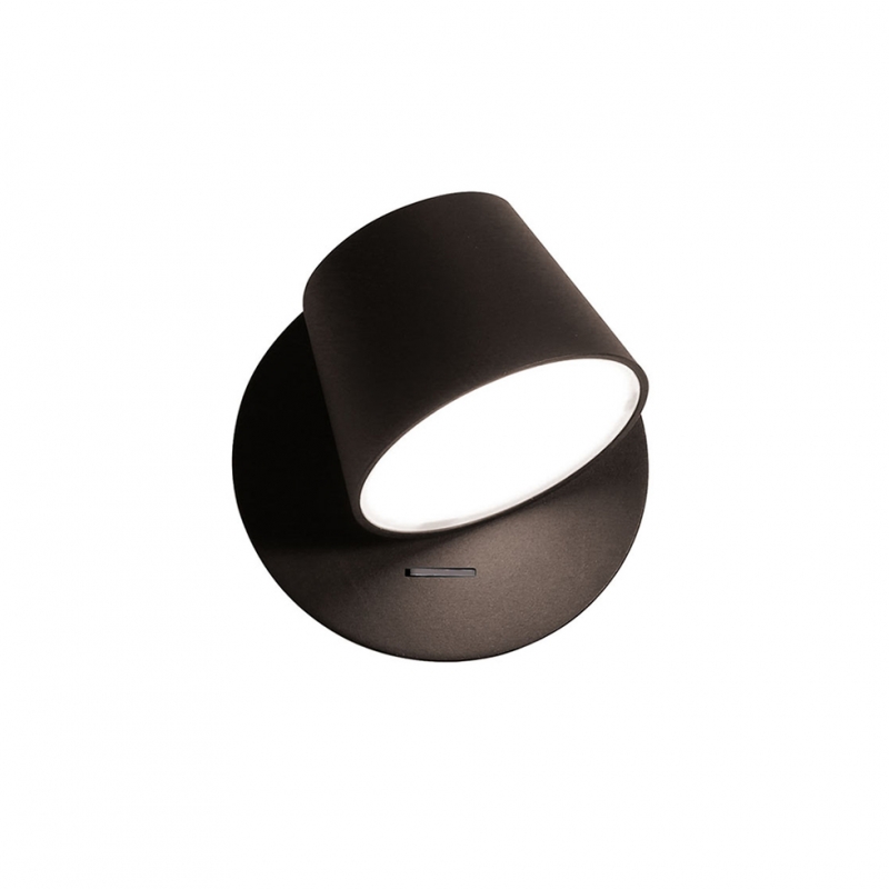 Аплик черен Kim 7W 528 Lm 2940K 220-240V AC IP20 LED осветление
