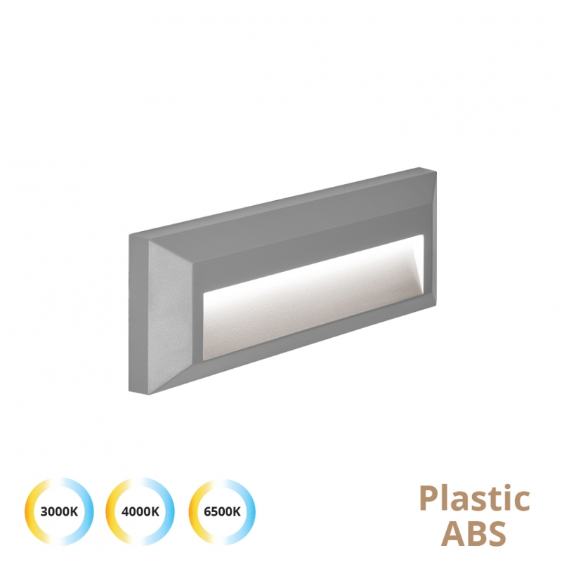 Аплик LED L:230 Leros Plus 3W 225 Lm 3000K/4000K/6500K с CCT ключ 220-240V AC IP44 Аплик Led L:230 Leros Plus 3W 225 Lm 3000K/4000K/6500K с CCT ключ 220-240V AC IP44 LED осветление