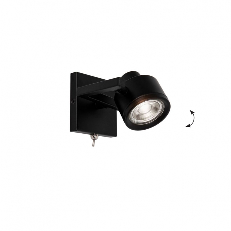 Спот черен Magma Макс. 42W 220-240V AC IP20 Спот черен Magma Max 42W 220-240V AC IP20 LED осветление