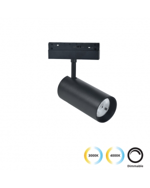 Шинен спот Light 21W 2CCT магнитен 21W 2534Lm / 2760 Lm 3000K/4000K 48 VDC IP20 LED осветление