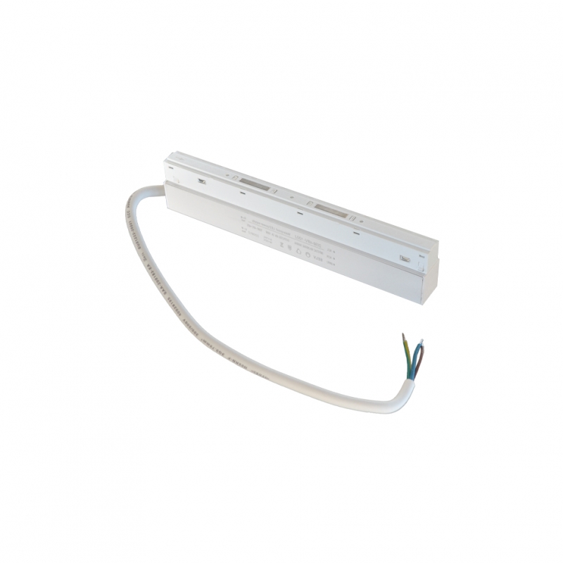 Захранване бял On-rail for magneten Track 48VDC, 100W 100W Input: 230 VAC, Output: 48 VDC IP20 LED осветление
