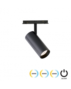 Spot Track 20W 3CCT магнитен (ON-OFF) 20W Nom 1880 Lm 3000K/4000K/6000K with CCT switch 48V DC IP20 LED осветление