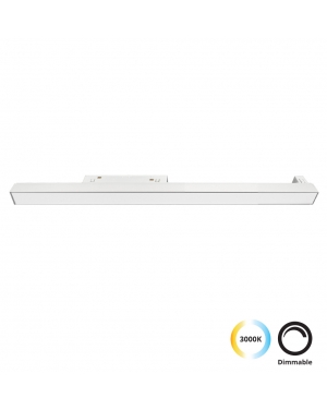 Линеен бял L:900 магнитен (димируем) 31W 1000 Lm 3000K 48V DC IP20 LED осветление