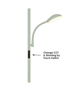 Floor Light Green Nora 28W 1900 Lm 3000K/4500K/6500K(главна)+3000K(четене) 220-240V AC IP20 LED осветление