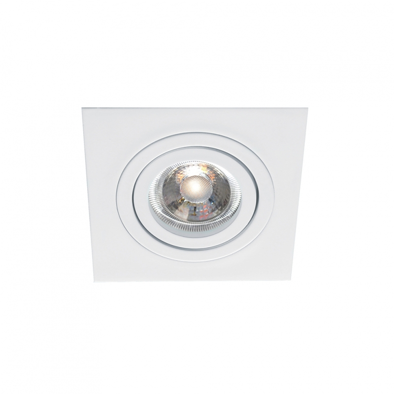 за вграждане Спот бял Квадратен Adj 92X92 Richard Макс. 50W 220-240V AC IP20 Спот за вграждане бял Square 92X92 Richard Max 50W 220-240V AC IP20 LED осветление