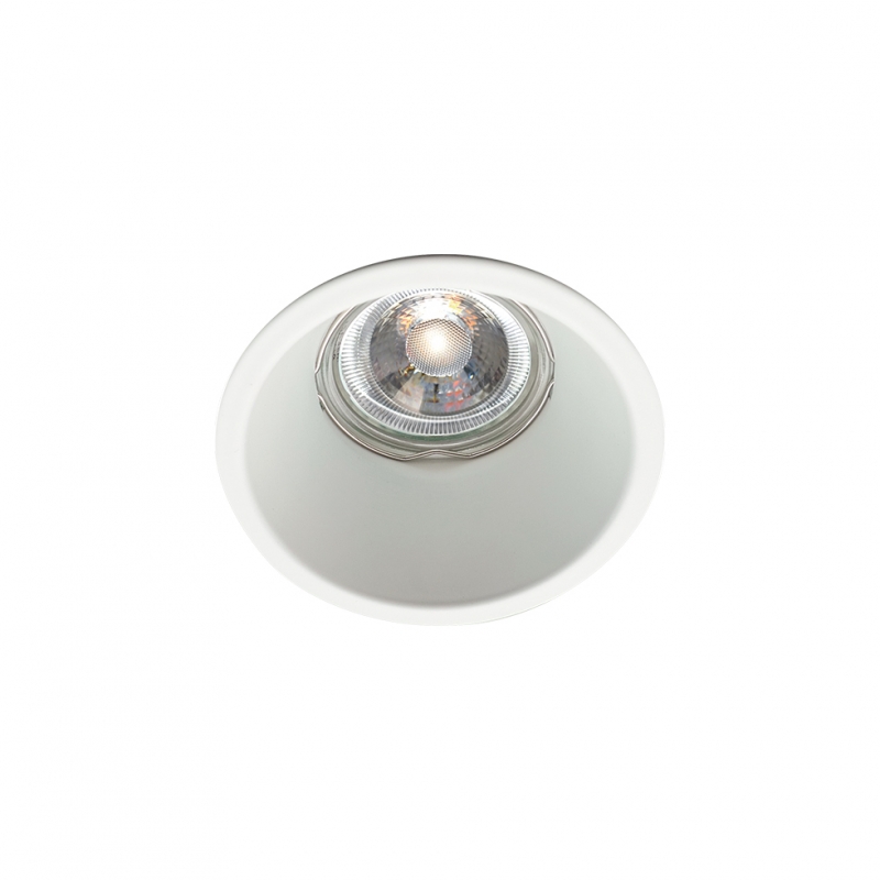 Resseced Spot бял Round Rob 1 x Max 50W 220-240V AC IP20 LED осветление