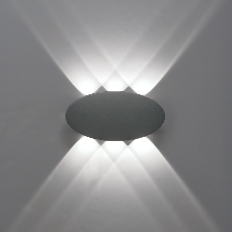 Аплик Oval Smooth 8W 507 Lm 3000K 220-240V AC IP54 LED осветление