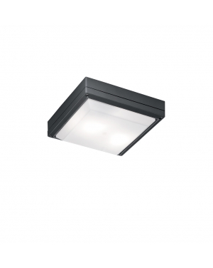 Плафон сив Square Leros 2 x Max 18W 220-240V AC IP54 LED осветление