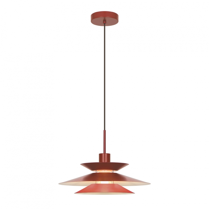 Полилей Червено Stevi 1 x Макс. 40W 220-240V AC IP20 Пендел Light Red Stevi 1 x Max 40W 220-240V AC IP20 LED осветление