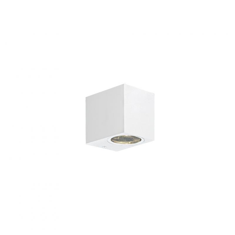 Аплик бял Квадратен H:80 Tilos Макс. 35W 220-240V AC IP54 Аплик бял Square H:80 Tilos Max 35W 220-240V AC IP54 LED осветление