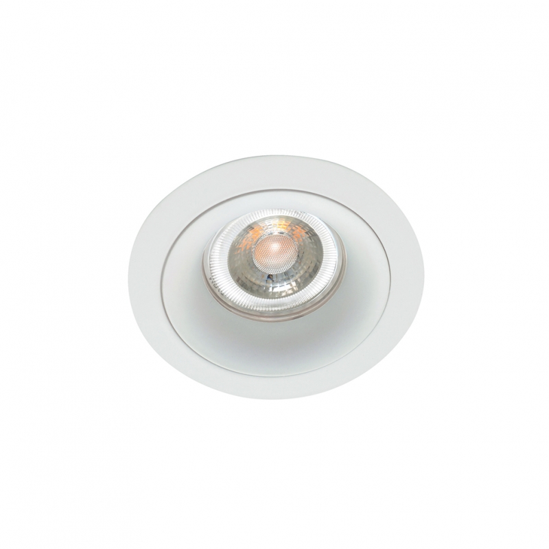 Reseced Spot бял Round Tim Max 50W 220-240V AC IP20 LED осветление