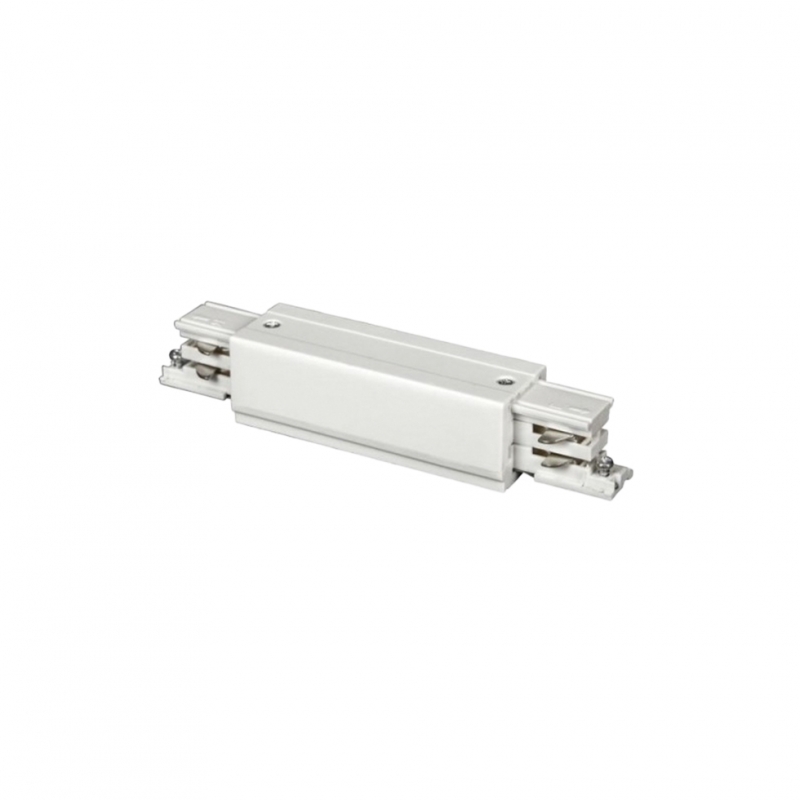 Track Power Feed - Захранващ конектор 180* бял 220-240V AC IP20 LED осветление