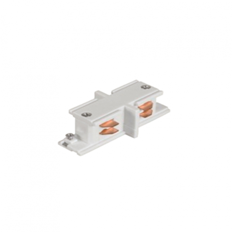 Захранващ конектор за шина 180* бял 220-240V AC IP20 LED осветление