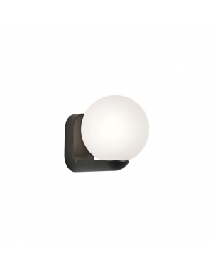 Аплик черен Victoria 1 x Max 28W 220-240V AC IP44 LED осветление