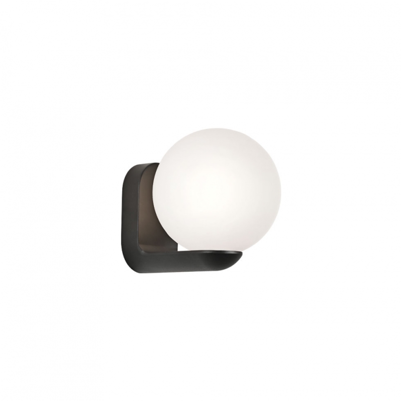 Аплик черен Victoria 1 x Max 28W 220-240V AC IP44 LED осветление