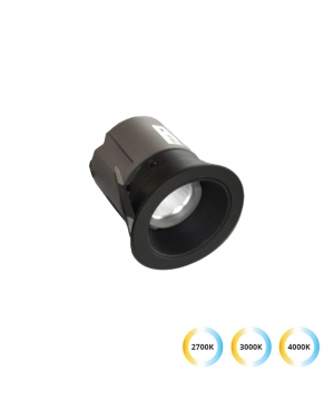 за вграждане Прожектор черен 5W 2700-3000K-4000K 38° Alea 5W 435 Lm 2700K/3000K/4000K 220-240V AC IP44 LED осветление