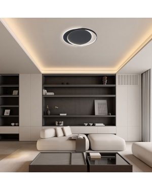 Плафон черен Evelyn 43W 3402 Lm 3000K 220-240V AC IP20 LED осветление