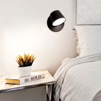 Аплик черен Kim 7W 528 Lm 2940K 220-240V AC IP20 LED осветление