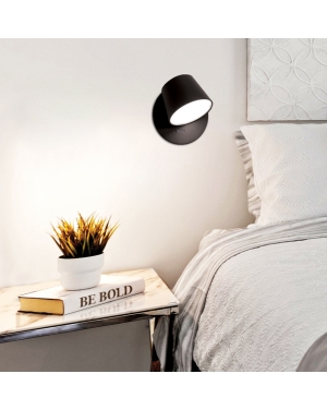 Аплик черен Kim 7W 528 Lm 2940K 220-240V AC IP20 LED осветление