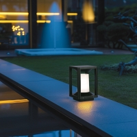 Външна подова лампа Square Korey 1 x Max 40W 220-240V AC IP54 LED осветление