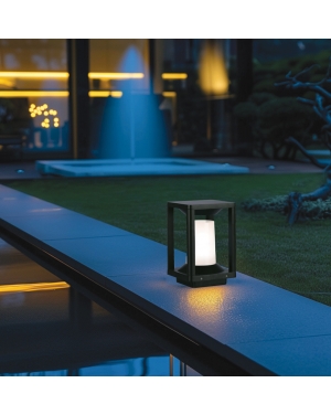 Външна подова лампа Square Korey 1 x Max 40W 220-240V AC IP54 LED осветление
