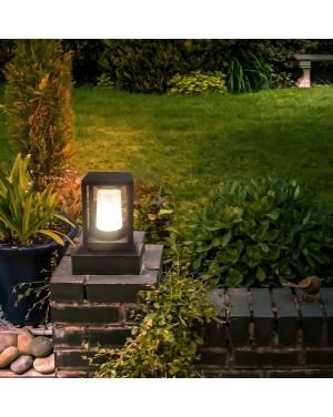 Външна подова лампа Square Korey 1 x Max 40W 220-240V AC IP54 LED осветление