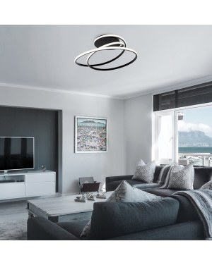 Плафон черен Mily 41W 2007 Lm 3000K 220-240V AC IP20 LED осветление