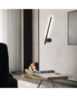Аплик черен Novita 6W 444 Lm 3000K 220-240V AC IP20 LED осветление