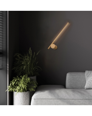 Аплик златен Novita 6W 444 Lm 3000K 220-240V AC IP20 LED осветление