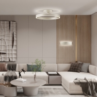 Плафон D:500 Saturn 47W 2680Lm 3000K/4000K с CCT ключ 220-240V AC IP23 LED осветление