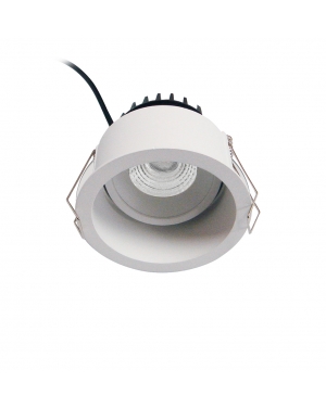 бял Deep Adj. Изисква се светодиоден модул с кръгла рамка IP20 LED осветление