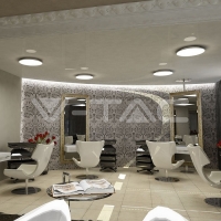 LED Плафониера - 40W SMART Ф350 Звезди Топла + Студена Светлина LED плафони без сензори