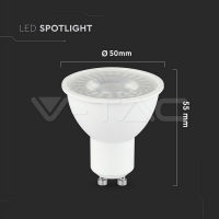 LED Крушка - SAMSUNG ЧИП 7.5W 110° GU10 3000K LED крушки GU10