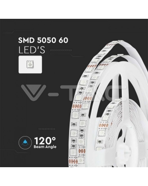 LED Лента SMD5050 - 60/1 RGB Невлагозащитена 12V LED ленти