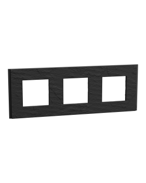 Тройна рамка New Unica Deco, камък NEW UNICA контакти и ключове