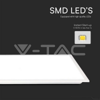 40W LED Панел 1200x300 мм Backlit 140 lm/W 6500K LED панели за скрит монтаж
