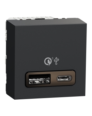 Двойно USB Quick Charge A+C 18W NEW UNICA контакти и ключове