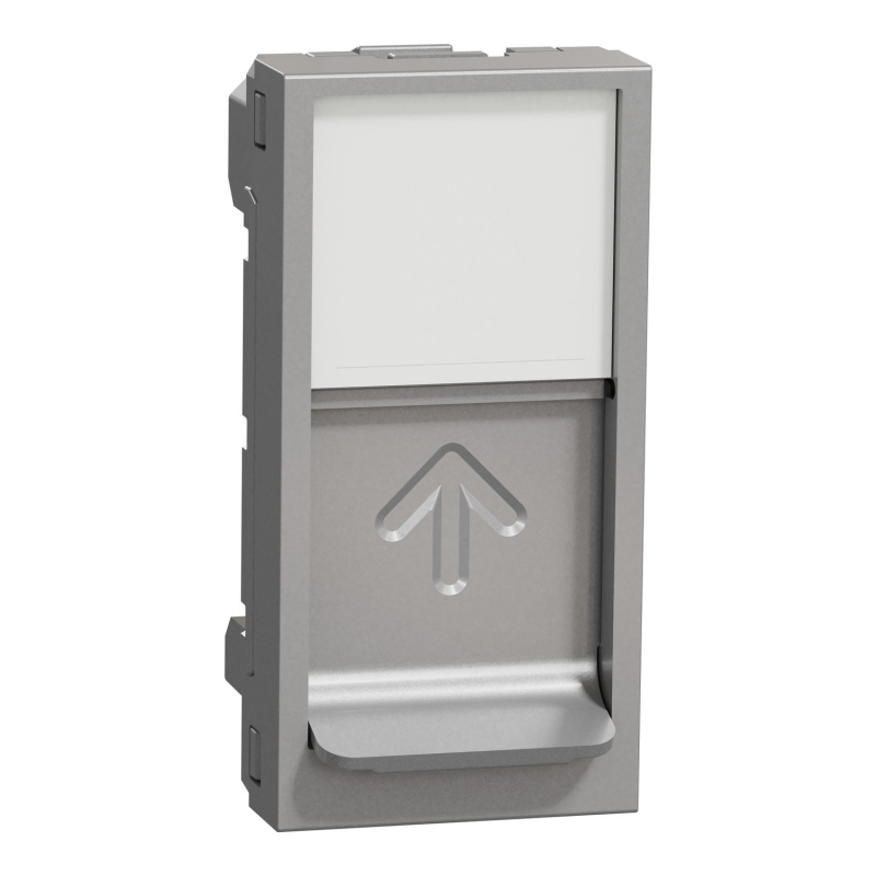 капак за RJ45 Keystone/Systimax 1 модул, алуминий капак за RJ45 Keystone/Systimax 1 модул, алуминий NEW UNICA контакти и ключове