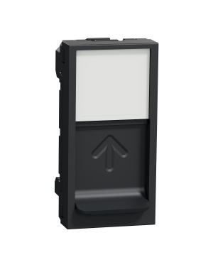 капак за RJ45 Keystone/Systimax 1 модул, антрацит NEW UNICA контакти и ключове