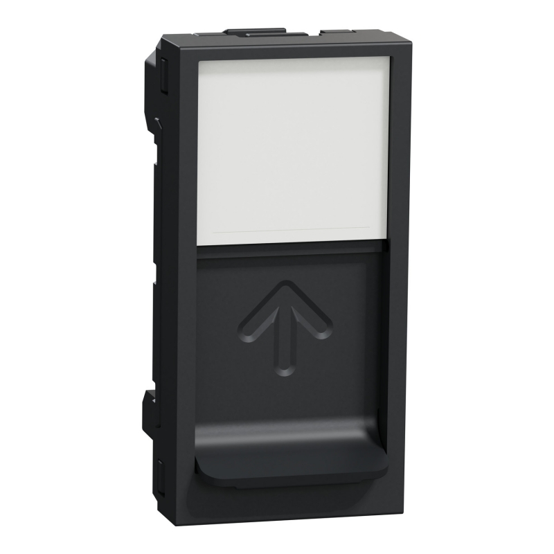 капак за RJ45 Keystone/Systimax 1 модул, антрацит капак за RJ45 Keystone/Systimax 1 модул, антрацит NEW UNICA контакти и ключове