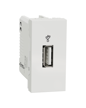 USB конектор 3.0, бял NEW UNICA контакти и ключове