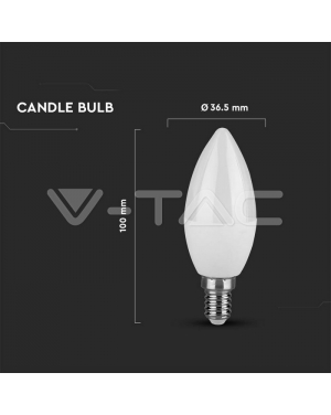 LED Крушка - SAMSUNG ЧИП 3.7W E14 G45 6500K LED крушки Е14