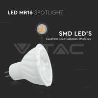 LED Крушка - SAMSUNG ЧИП 6.5W GU10 MR16 110° 4000K LED Крушка - SAMSUNG ЧИП 6.5W GU10 MR16 110° 4000K LED крушки MR16/GU5,3